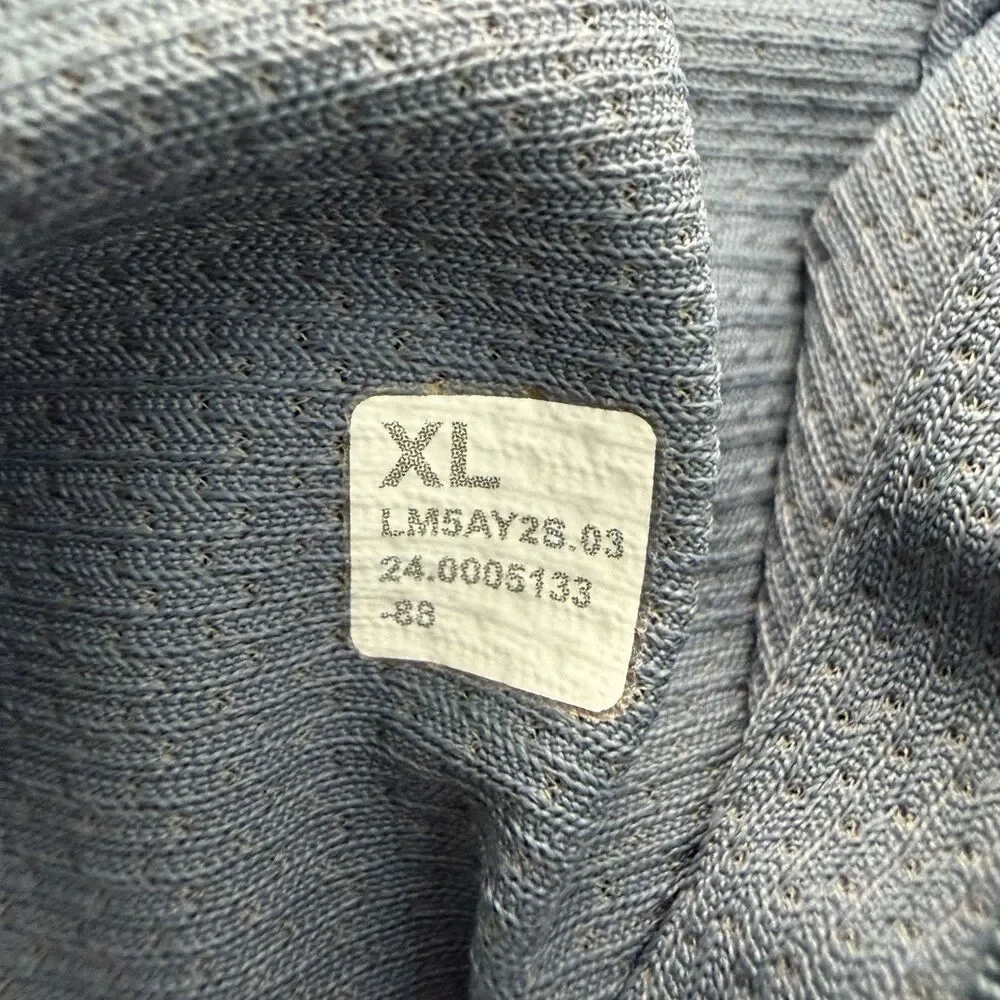 Lululemon Jogger Track Pants Mens Size XL Gray 34x29 Drawstring Pockets Training